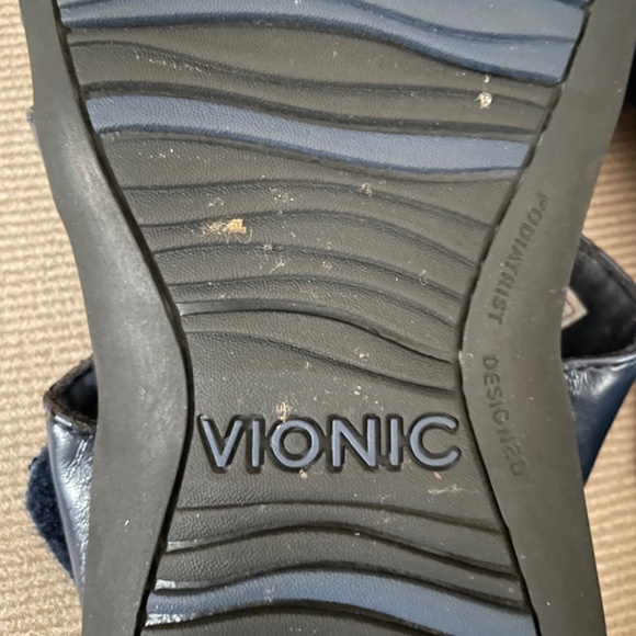 Vionic  Women’s Navy Slide Sandal Size 6 - Picture 2 of 9